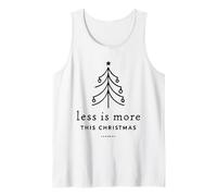 Natale Minimalista Less Is More Holiday Canotta