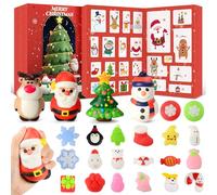 Natale Mochi Squishies Calendario dell'Avvento 2025, Mini Mochi Squeeze Calendario dell'Avvento, 24 Calendario Natale, Contiene 4 Grande, Sorpresa Regali Adulti（Solo per Adulti）