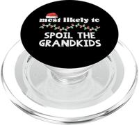 Natale Molto probabilmente rovinare i nipoti Partita di Natale Uomini Donne PopSockets PopGrip per MagSafe