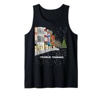 Natale nel Centro di Franklin Tennessee Canotta