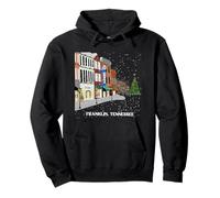 Natale nel Centro di Franklin Tennessee Felpa con Cappuccio