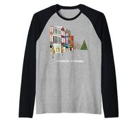 Natale nel Centro di Franklin Tennessee Maglia con Maniche Raglan
