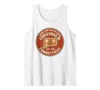 Natale nel Connecticut Camicia Casa Vacanze Famiglia Abbinamento Canotta