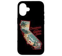 Natale nel Golden State California Custodia per iPhone 16