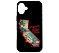 Natale nel Golden State California Custodia per iPhone 16 Plus