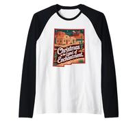 Natale nella Terra Dell'Incantesimo Nuovo Messico Maglia con Maniche Raglan