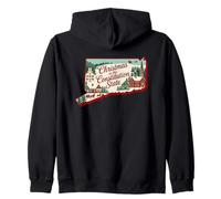 Natale nello Stato Costituzione Festivo Felpa con Cappuccio