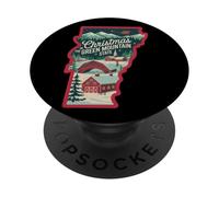 Natale nello stato delle montagne verdi PopSockets PopGrip Adesivo