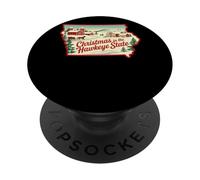 Natale nello Stato Occhio di Falco Festivo PopSockets PopGrip Adesivo