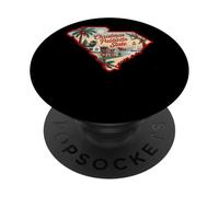 Natale Nello Stato Palmetto South Carolina PopSockets PopGrip Adesivo