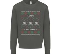 Natale Nuoto Design Bambini Felpa Maglione