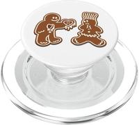 Natale pan di zenzero regalo il suo cuore Natale PopSockets PopGrip per MagSafe