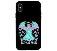Natale Pastel Goth Spettrale Kawaii Carino Pipistrello Custodia per iPhone X/XS