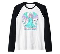 Natale Pastel Goth Spettrale Kawaii Carino Pipistrello Maglia con Maniche Raglan