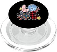 Natale Pattern Love Christmas PopSockets PopGrip per MagSafe