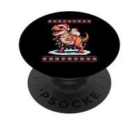 Natale Pecora T-Rex Dinosauro Tirannosauro Rex Agnello PopSockets PopGrip Adesivo
