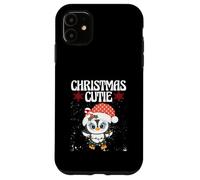Natale Penguin Lover uccello senza volo carino Natale Cutie Custodia per iPhone 11