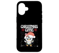 Natale Penguin Lover uccello senza volo carino Natale Cutie Custodia per iPhone 16