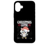 Natale Penguin Lover uccello senza volo carino Natale Cutie Custodia per iPhone 16 Plus
