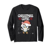 Natale Penguin Lover Uccello Senza Volo Carino Natale Cutie Maglia a Manica