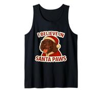 Natale per Cani American Water Spaniel I Believe in Santa Paws Canotta