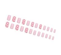 Natale Piazza Unghie Finte Con Puntini Disegni Full Covers Press On Nails Manicure Per Pendolarismo E Eventi Sociali Acrilico Nail