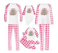 Natale Pigiama Famiglia Pigiami per Tutta La Famiglia Natale Due Pezzi Pigiama Camicia E Pantaloni Lunghi Indumenti da Notte Natalizi Abbinato Coppia per Mamma papà Bambino Neonato