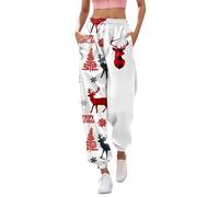 Natale Pigiama Pantaloni da Donna Pantaloni Lunghi del Pigiama Warm Donna Comodo del Invernale Comodi Morbidi per Casa