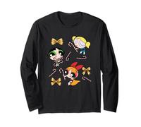 Natale Powerpuff Girls Bow And Candy Maglia a Manica