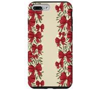 Natale Red Bow Garland Pattern Holiday Vischio Custodia per iPhone 7 Plus/8 Plus