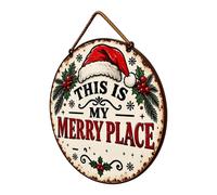 Natale rosso vintage da appendere per insegna questo è il mio buon posto per so