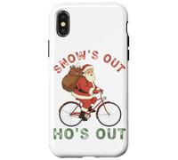 Natale Santa Ho Sarcastico Adulto Umorismo Uomini Donne Bambini Natale Custodia per iPhone X/XS