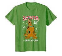 Natale Scooby Doo Santa's Helper Maglietta, Bambini, Erba, 3 Anni