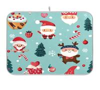 Natale Semplice Candy piatto mat stendino cucina controsoffitto protezione tappetino contatore calore stuoia di asciugatura piatti stuoie per cucina grande 18 x 24