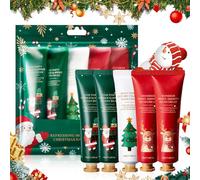 Natale, Set di 5 Pezzi di Crema per le Mani, Crema da Mani, Idratare e Nutrire le Mani per Mani Secche, Screpolate e Secche