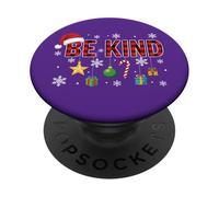 Natale Sii Gentile Citazione Quadri Rossi Famiglia Amici PopSockets PopGrip Adesivo