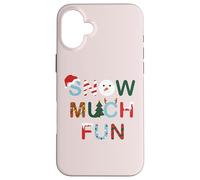 Natale - Snow Much Fun Custodia per iPhone 16 Plus