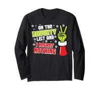 Natale sulla Lista Cattiva rimpianto Niente Natale Uomini Donne Bambini Maglia a Manica