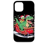 Natale Tartaruga Marina Slitta T-Rex Dinosauro Tartarughe Custodia per iPhone 12/12 Pro