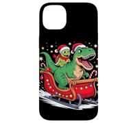 Natale Tartaruga Marina Slitta T-Rex Dinosauro Tartarughe Custodia per iPhone 14 Plus