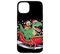 Natale Tartaruga Marina Slitta T-Rex Dinosauro Tartarughe Custodia per iPhone 15 Plus