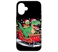 Natale Tartaruga Marina Slitta T-Rex Dinosauro Tartarughe Custodia per iPhone 16