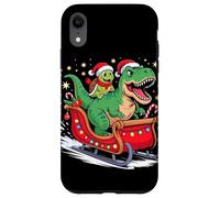 Natale Tartaruga Marina Slitta T-Rex Dinosauro Tartarughe Custodia per iPhone XR