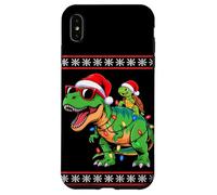 Natale Tartaruga Marina T-Rex Dinosauro Tartarughe Custodia per iPhone XS Max