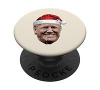 Natale Trump Face Babbo Natale divertente meme di Natale uomini donne bambini PopSockets PopGrip Adesivo