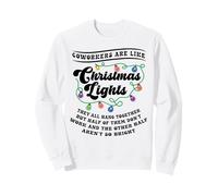 Natale Ufficio Coworker Come Le luci Non funzionano Luminoso Felpa