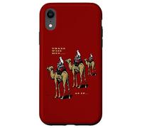 Natale umorismo tre uomini saggi come se Custodia per iPhone XR