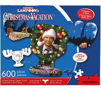 Natale Vacanza Alce Tazza & Collage 600 Pezzi 2 Laterale Die Taglio Puzzle
