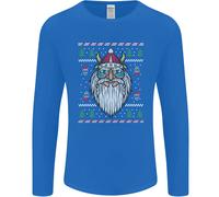 Natale Viking Divertente Thor Odin Valhalla Uomo Maniche