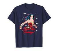 Natale Wonder Woman Saving The Holidays Maglietta